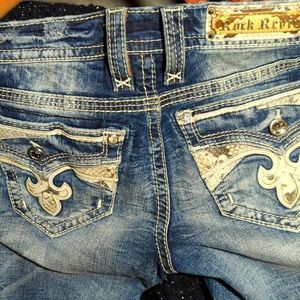 ROCK REVIVAL SKINNY JEANS SIZE 27